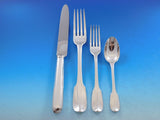 Louvois by Puiforcat France Sterling Silver Flatware Set Service 104 pcs Dinner