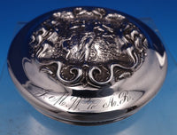 Irian by Wallace Sterling Silver Dresser Jar Lid 5/8" x 4" Art Nouveau (#7790)