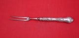 Les Cinq Fleurs by Reed and Barton Sterling Silver Steak Carving Fork 9 1/4"