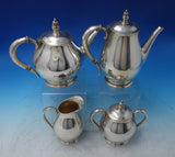 Royal Danish by International Sterling Silver Tea Set 4-piece #C353 (#6315)