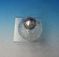 J.G. and S. English Sterling Silver Dresser Jar with Cut Crystal 5 1/2" (#5908)