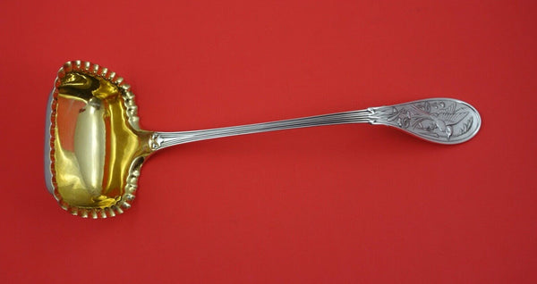 Japanese by Tiffany and Co Sterling Silver Soup Ladle GW pie crust edge 13"