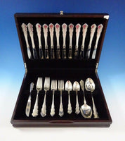 Martinique by Oneida Sterling Silver Flatware Set For 12 Service 51 Pieces