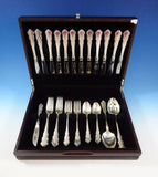 Martinique by Oneida Sterling Silver Flatware Set For 12 Service 51 Pieces