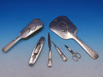 Madam Jumel by Whiting Sterling Silver Dresser Set 6pc with Monogram (#0821)