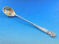 Georgian by Towle Sterling Silver Olive Spoon Gold Washed Long Original 8 1/4"