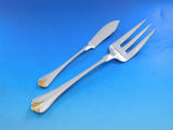Cara by Yamazaki Stainless Steel Gold Accent Flatware Service Set 61 pieces