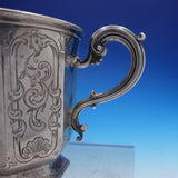 Vintage Victorian English Silver Child's Cup with Fancy Chased Panels (#4241)