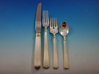 Ashmont Gold by Reed & Barton Sterling Silver Flatware Set for 12 60 pcs Dinner