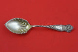 Chrysanthemum by Hamilton and Diesinger Sterling Silver Melon Spoon GW 53/4"