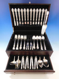Grandeur by Heirloom Oneida Sterling Silver Flatware Set for 12 Service 80 pcs
