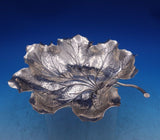 Buccellati Gianamaria Italian Sterling Silver Dish Maple Leaf 7 Point Box #7026