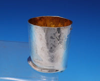 RTM .999 Silver Beaker Gold Washed w/ Table Rest 2 3/4" x 2 3/8" (#7607) Unique