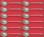 Craftsman by Towle Sterling Silver Cream Soup Spoon Set 12 pieces 6 1/2"