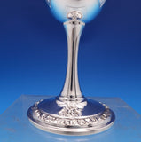 Meadow Rose by Wallace Sterling Silver Water Goblet Gold Washed #B323 (#8101)