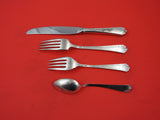 Sterling Rose By Wallace Sterling Silver Regular Size Place Setting(s) 4pc
