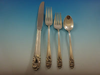 Spring Glory by International Sterling Silver Flatware Set For 8 Service 56 Pcs