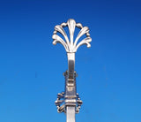William Plummer English Georgian Sterling Silver Warming Stand w/ Burner (#8009)