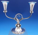 Blossom by William L. deMatteo Sterling Silver Candelabra 2-Light (#8202)