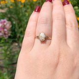 10k Yellow Gold 1.68ct Genuine Natural Gold Vein Quartz Ring Size 7.25 (#J6938)