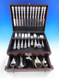 Imperial Chrysanthemum Gorham Sterling Silver Flatware Set 12 Service 93 pcs Din