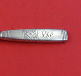 Tiffany and Co Sterling SIlver Oyster Fork Gold Washed Bright-Cut HH #182 5 3/8"