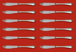 Grand Colonial by Wallace Sterling Silver Fish Knife Custom Set 12 pcs 8 1/4"