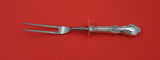 Wild Rose by International Sterling Silver Steak Carving Fork w/ guard 8 3/4"