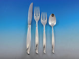 Sentimental by Oneida Sterling Silver Flatware Set For 8 Service 45 pcs Modern