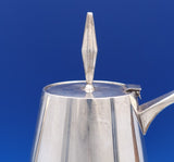 Diamond by Reed and Barton Tea Set 4pc with Rattan Handles #440 (#4889) Lovely!
