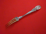 Blackberry by Tiffany and Co Sterling Silver Fruit Fork Gold washed 6" With Leaf