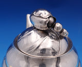 Blossom by Georg Jensen Sterling Silver Tea Set 4pc (#8801) Beautiful!