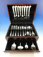 Williamsburg Shell by Stieff Sterling Silver Flatware Set 8 Dinner Service 44 pc
