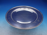 Perles by Cohr 826 Silver Charger Plate Beaded Border c1940 11 1/4" (#7073)