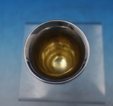 Judaica by Unknown Sterling Silver Kiddush Cup with Gold Washed Interior (#6789)