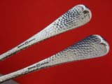 Duhme Sterling Silver Fish Serving Set GW Applied Fish Hammered Aesthetic