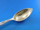 Lap Over Edge Acid Etched by Tiffany Sterling Grapefruit Spoon GW Clover 6"