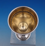 Meadow Rose by Wallace Sterling Silver Water Goblet GW #B323 7" x 3 1/4" (#8101)