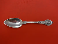 Medallion Coin by Kidney & Johnson Coin Silver Teaspoon 6"