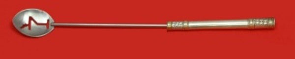 Aegean Weave Gold by Wallace Sterling Silver Martini Spoon HH WS Custom 10"