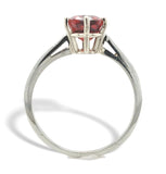 18k White Gold 1.97 Carat Genuine Natural Spessartine Garnet Ring 5 3/4 (#J7567)