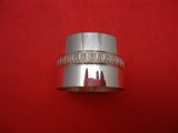 Malmaison by Christofle Sterling Silver Napkin Ring Original Wide 1 1/8"