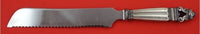 Acorn by Georg Jensen Sterling Silver Bread Knife Wide Serrated w/GI Mark 11"