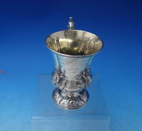John and Henry Lias English Sterling Silver Mug Gold Washed w/Presentation #5861