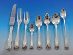 King by Kirk Stieff Sterling Silver Flatware Set Service 110 Pieces Shell Motif