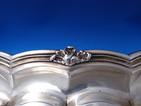 English Georgian Sterling Silver Inkwell on Tray London 1829 Joseph Argell #7315