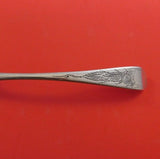 Thomas Wallis II English Georgian Sterling Silver Berry Spoon w/Embossed Peaches