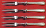 Fairfax by Durgin-Gorham Sterling Silver Fruit Fork Set 4pc HH WS Custom Made 6"