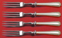 Fairfax by Durgin-Gorham Sterling Silver Fruit Fork Set 4pc HH WS Custom Made 6"