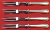 Fairfax by Durgin-Gorham Sterling Silver Fruit Fork Set 4pc HH WS Custom Made 6"